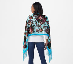 Kirks Folly Enchanted Garden Fairy Scarf, Blue/Multi