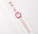 Isaac Mizrahi Live! Watch with Round Colored Bezel, Pink, One Size