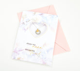 Diamonique Mother's Day Necklace & Greeting Card, Nana