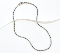 Artisan Crafted Sterling Silver 18" Triple Chain