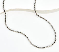 Artisan Crafted Sterling Silver 18" Triple Chain