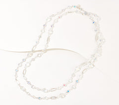 Kirks Folly Silvertone Essentials Crystal Queen Necklace