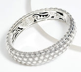 JAI Sterling Silver Signature Texture Bangle, 6-1/4" Fit
