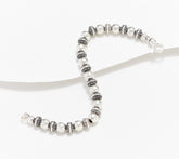 JAI Sterling Silver Kalahari & Hammered Bead Bracelet, 7-1/4"