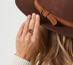 Vault Discoveries Serra Citrine & Diamond Pear Ring, 14K