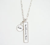 Vintage Sparrow 3-in-1 Convertible Jewelry with 2 Faith Pendants