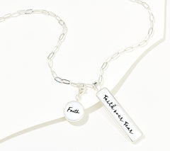 Vintage Sparrow 3-in-1 Convertible Jewelry with 2 Faith Pendants