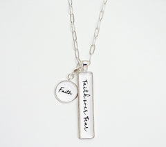 Vintage Sparrow 3-in-1 Convertible Jewelry with 2 Faith Pendants