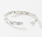 JAI Sterling Silver Bamboo Texture Bangle, 7-1/4"