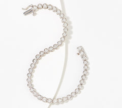 Affinity Diamonds 1 cttw Tennis Bracelet Sterling Silver, 8" Fit