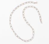 American West Sterling Silver Paperclip Necklace, 24"