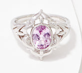 Vault Discoveries Kunzite Ring, Sterling Silver 2.00 cttw, Size 6