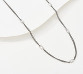 Freida RothmanN Sterling Silver Square Station Necklace, 18"