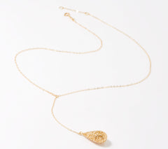 Adi Paz 14k Gold Lariat Necklace, 16"