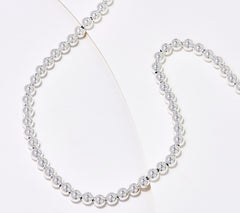 UltraFine 950 Silver Beaded 18" Necklace, 22.0g