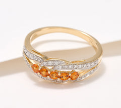 Vault Discoveries Mandarin Garnet Ring, 14K, Size 8
