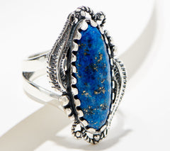 Anillo turquesa ovalado de plata esterlina con hojas y pergaminos del oeste americano, talla 5