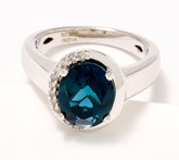 Affinity Gems Topaz Semi Precious Stone Ring, 14K Gold, Size 8