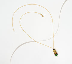 Vault Discoveries Bi-Color Quartz Pendant Necklace, 14K