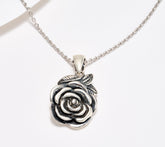Or Paz Rose Pendant Necklace, Sterling Silver