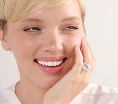 JMH Jewellery Sterling Silver Trinity Ribbon Band Ring, Size 5