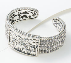 JAI Sterling Silver Master Artisan Tablet Cuff, 8-1/4"