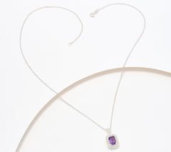 JMH Jewellery Sterling Silver Legacy Amethyst Necklace