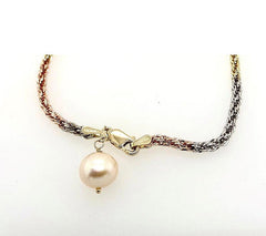 Amy Stran X Alkeme 10K Gold Tricolor Cultured Pearl Bracelet