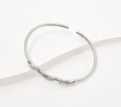 David Markstein Sterling Silver Tubogas Cuff Bracelet, 6-3/4"