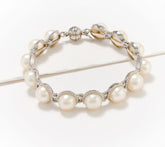 Honora Sterling Silver Cultured Freshwater Pearl Tennis Bracelet, 6-3/4" fit