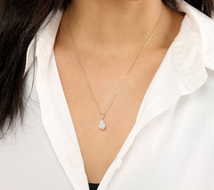 Fire Light Lab Grown Diamond 2cttw Pear 18" Necklace, 14K