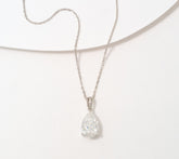 Fire Light Lab Grown Diamond 2cttw Pear 18" Necklace, 14K