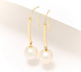 Honora Cultured Ming Pearl Dangle Earrings, 14K Gold