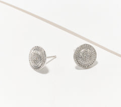 Affinity Diamonds 0.33cttw Stud & Necklace Set 925 Silver Boxed