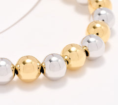 David Markstein Multicolor Bronze 10mm Beaded Bracelet, Small/Average