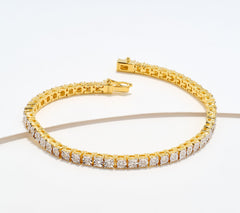 Fire Light Lab Grown Diamond 0.5 cttw Tennis Bracelet, 7-1/4"