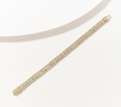 Fire Light Lab Grown Diamond 3cttw Bracelet, Sterling Silver, 6-3/4" SM