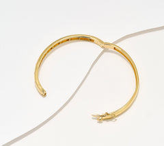 Fire Light Lab Grown Diamond Sterling Silver Bold Round Bangle