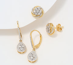 Accents by Affinity Diamonds 0.15 cttw Boxed Set of 2 Earrings