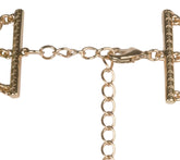 Bob Mackie Goldtone Triple-Strand Green Crystal Necklace and Earring Set