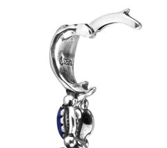 American West Classics Sterling Silver Lapis Lazuli Cross Enhancer