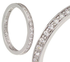 Epiphany Platinum Clad Diamonique Lace Design 3-pc. Ring Set, Size 6