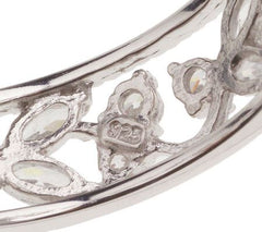 Epiphany Platinum Clad Diamonique Lace Design 3-pc. Ring Set, Size 6