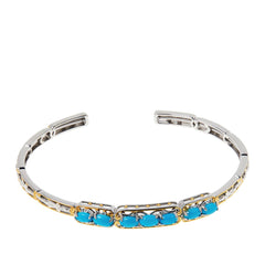 Gems by Michael Gemstone Flexible Stacking Cuff, • 7.5"