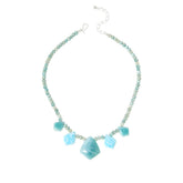 Jay King Sterling Silver Blue Aragonite Necklace