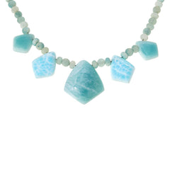 Jay King Sterling Silver Blue Aragonite Necklace