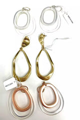 The Carrie and the Geneva Stack of 3 Earrings