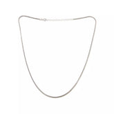 Ottoman Sterling Silver Jewelry Collection Foxtail Chain Necklace. 18"
