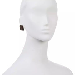 Jay King Sterling Silver Asian Chestnut Stone Stud Earrings, 3/4"