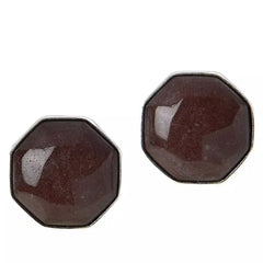 Jay King Sterling Silver Rose Taupe Quartzite Stud Earrings